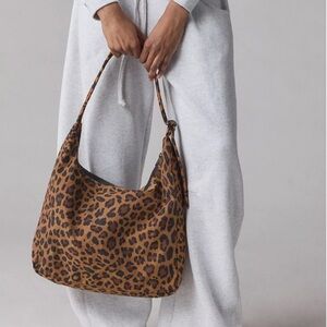 BAGGU Leopard Print Tote Bag - Brown and Black